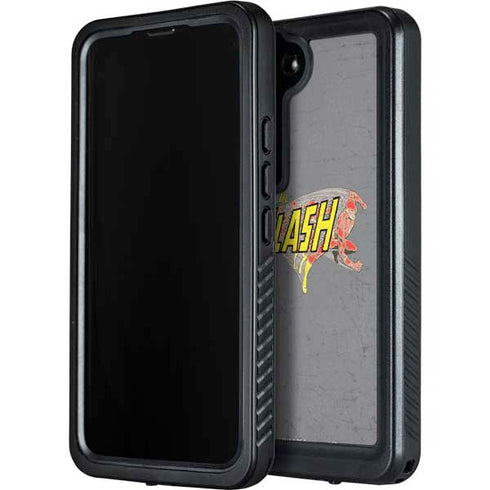 DC Comics The Flash Vintage Action Running Pose Galaxy S24 Plus Waterproof Case